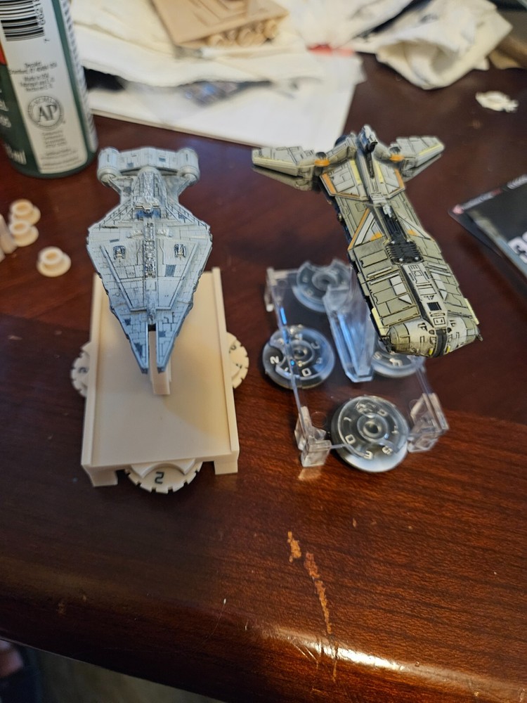 Resin Printed Star Wars Ships in Armada scale