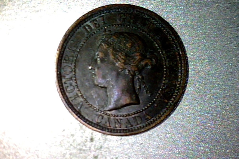 Canada 1881 Large Cent. Variety - Double N #Q135