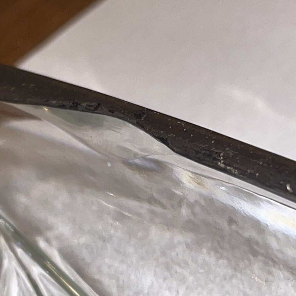 Vintage Flanders Silver Floral Overlay Rectangular 9” Condiment Dish *FLAWED*