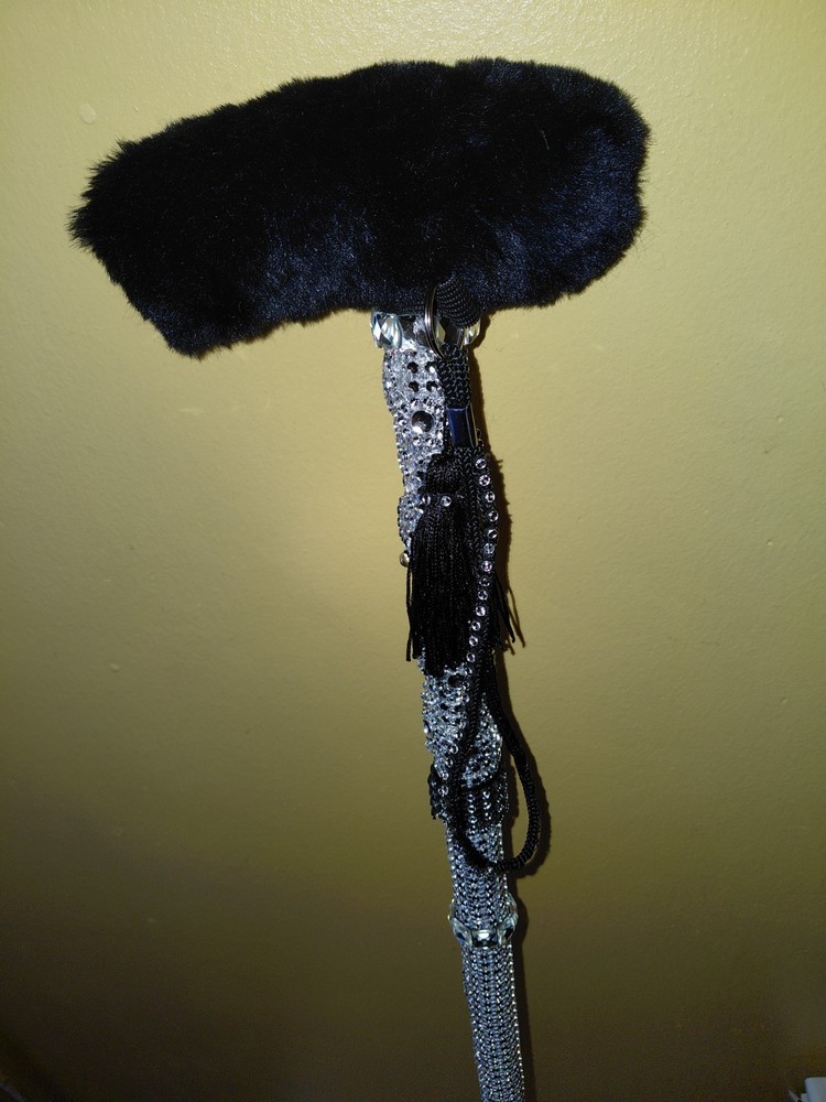 NEW REDESIGNED BEDAZZLED BLING-BLING WALKING CANE ADJUSTABLE FOLDABLE 33-37 "