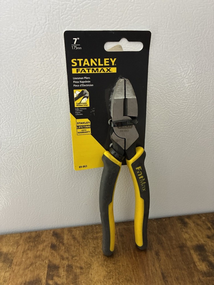 Stanley Fatmax 7” Linesman Pliers 89-863