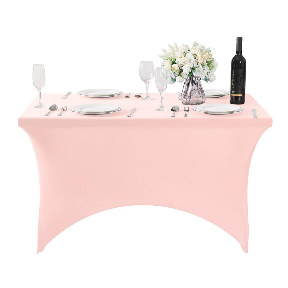 2Pack Spandex Table Cover for 4FT or 6ft or 9ft Table Universal Fitted Stretc...