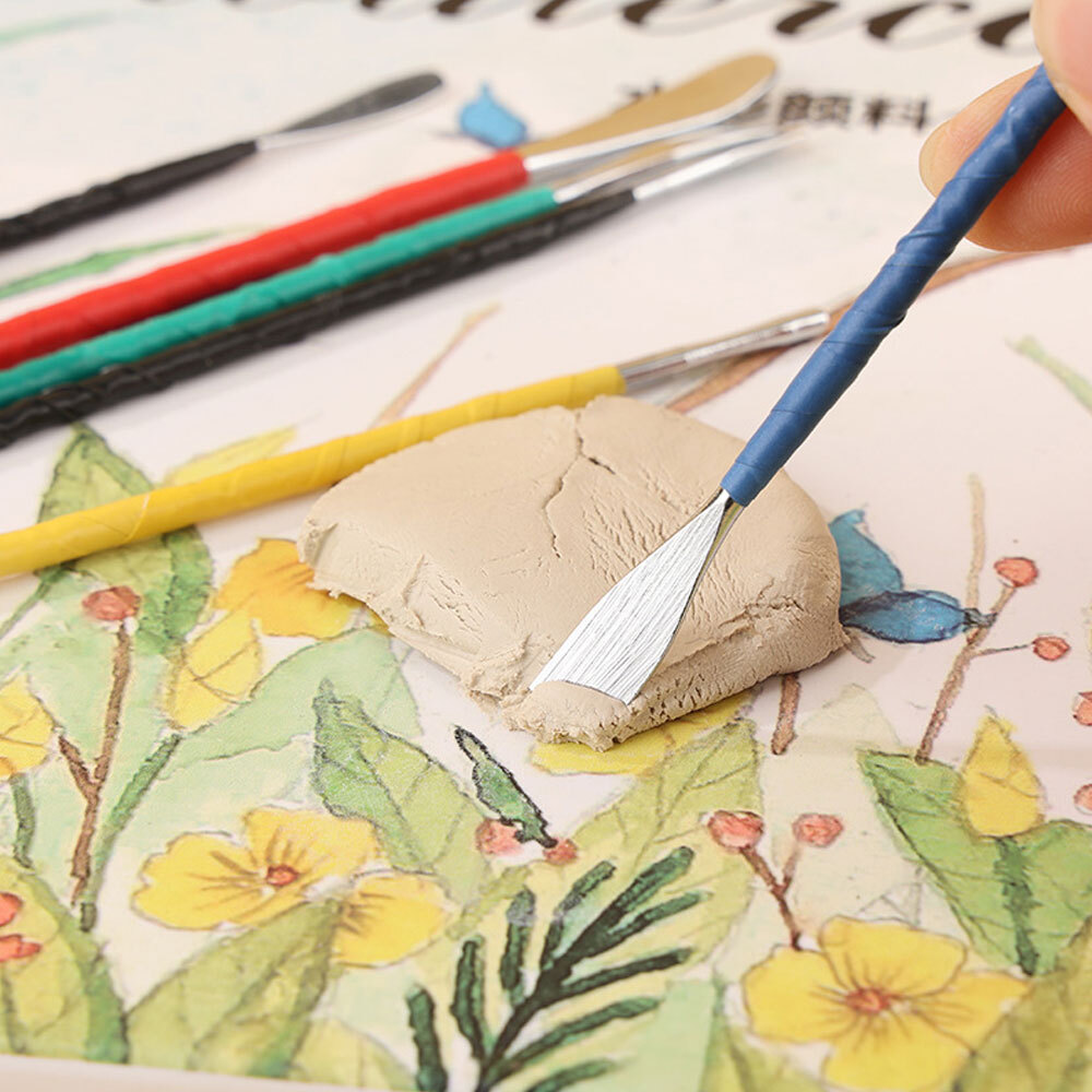 6pc/set Pottery Sculpting Tool Clay Ceramic Modeling Tool Plaster Sculpting Kits