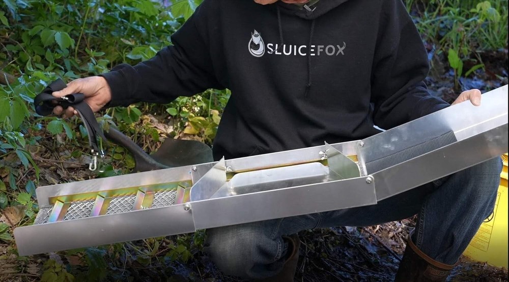 Gold Mining Essentials: 23-Piece Kit with Folding Sluice Box & All Tools Needed