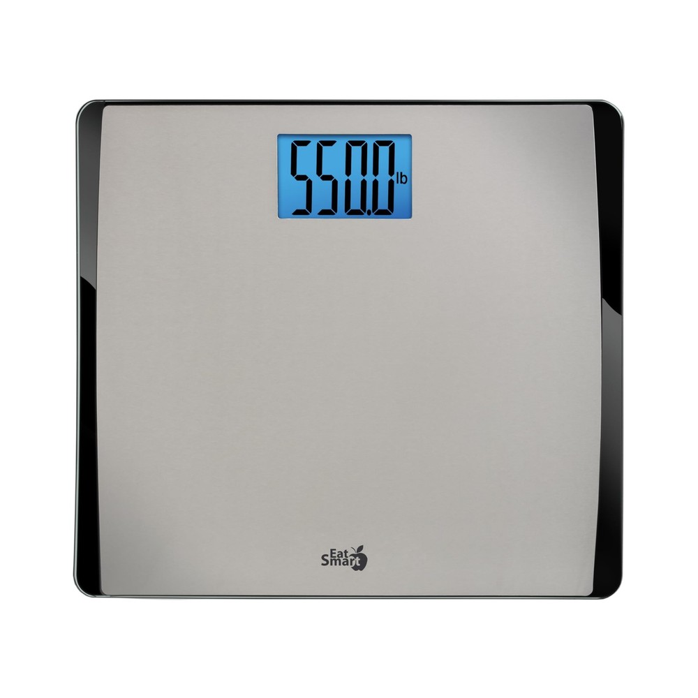 EatSmart Precision 550 Pound Extra-High Capacity Digital Bathroom Scale, Extr...