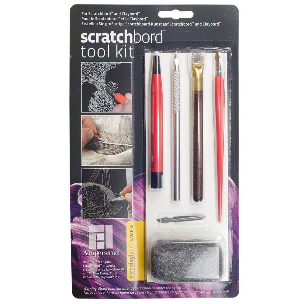 Scratchbord Artist Tool Kit for Painting & Drawing