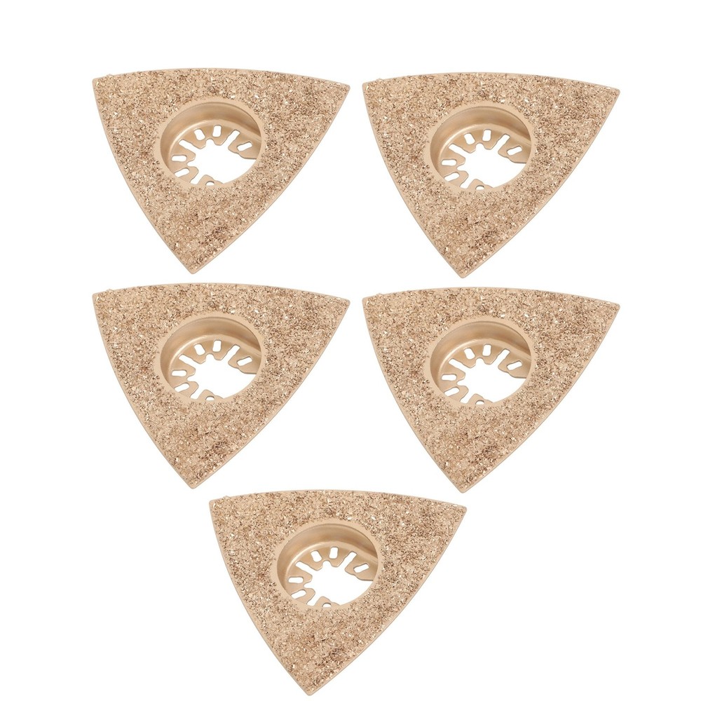 5PCS Universal Carbide Oscillating Multitool Saw Blades For Sanding Grinding