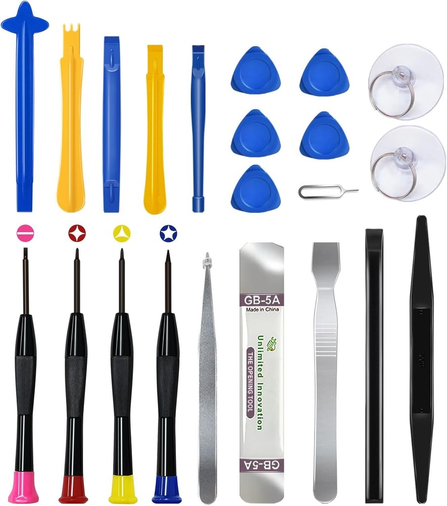 22 Piece Professional Electronics Opening Pry Screwdriver Set Multiple Functions