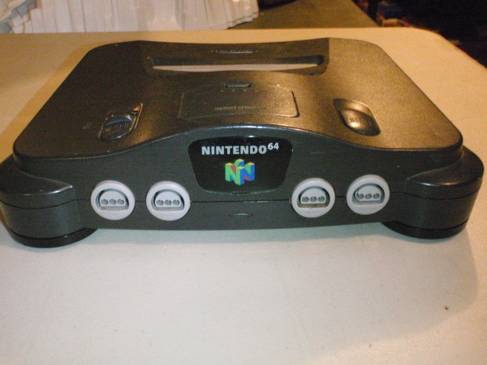 NINTENDO 64 N64 SYSTEM WITH 4 CONTROLLERS TESTED