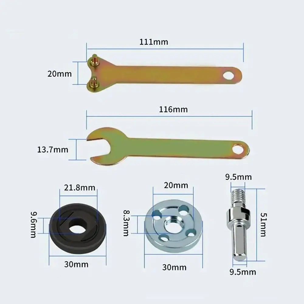5Pcs/set Electric Drill Variable Angle Grinder Connecting Rod Converter ToolNEW