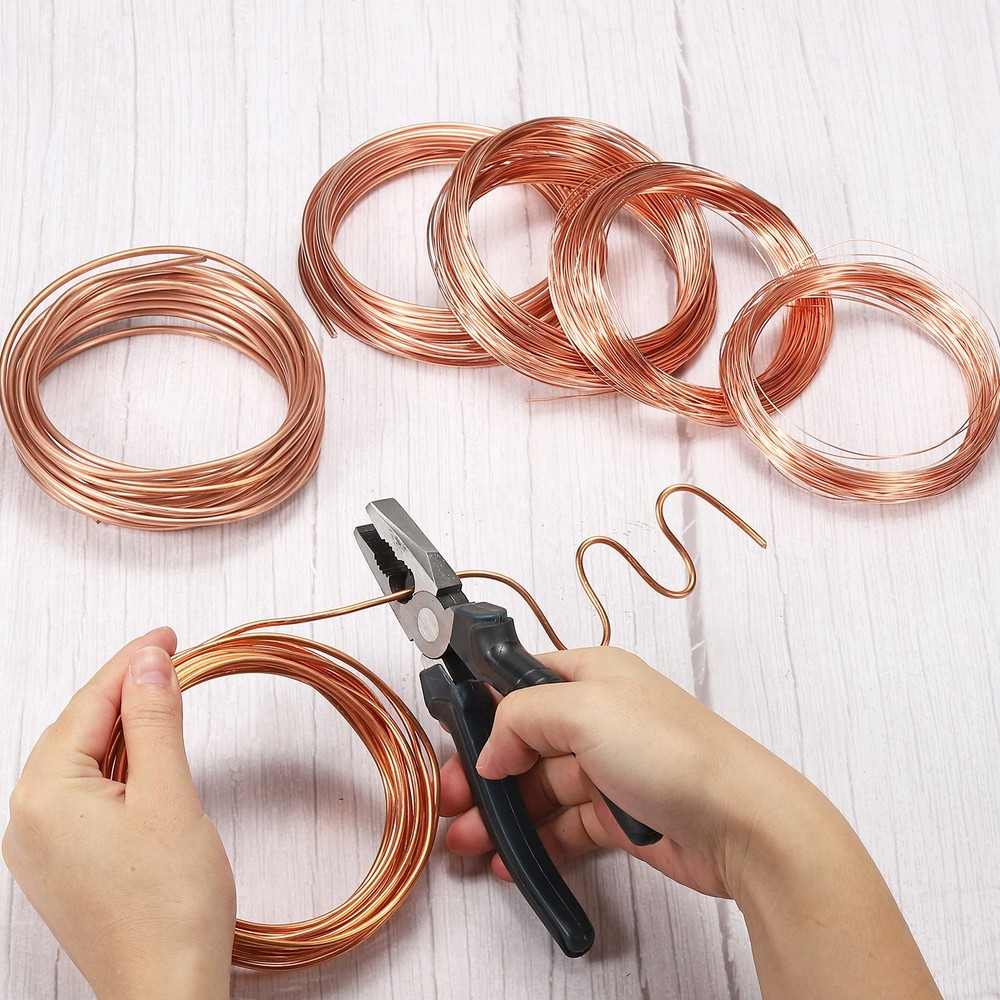 49' Solid Bare Copper Wire 27# 99.9% Pure Copper Wire 0.4mm Soft Beading Wire