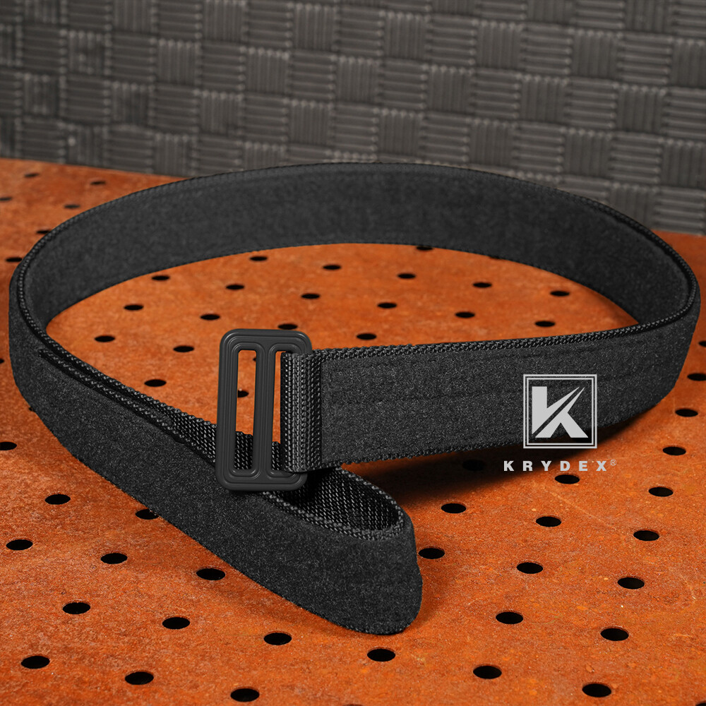KRYDEX Tactical Base Belt Under Loop Inner Belt Concealed Carry 30"-49" Black