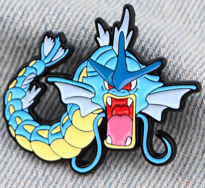 Gyarados Pokemon Enamel Pin