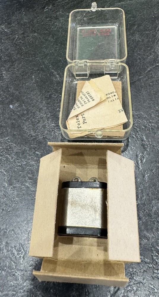 Vintage TELEX Mini-Mike Speaker Microphone Model 100 - 1956