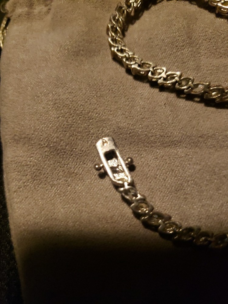 Avon Silver Tennis Bracelet