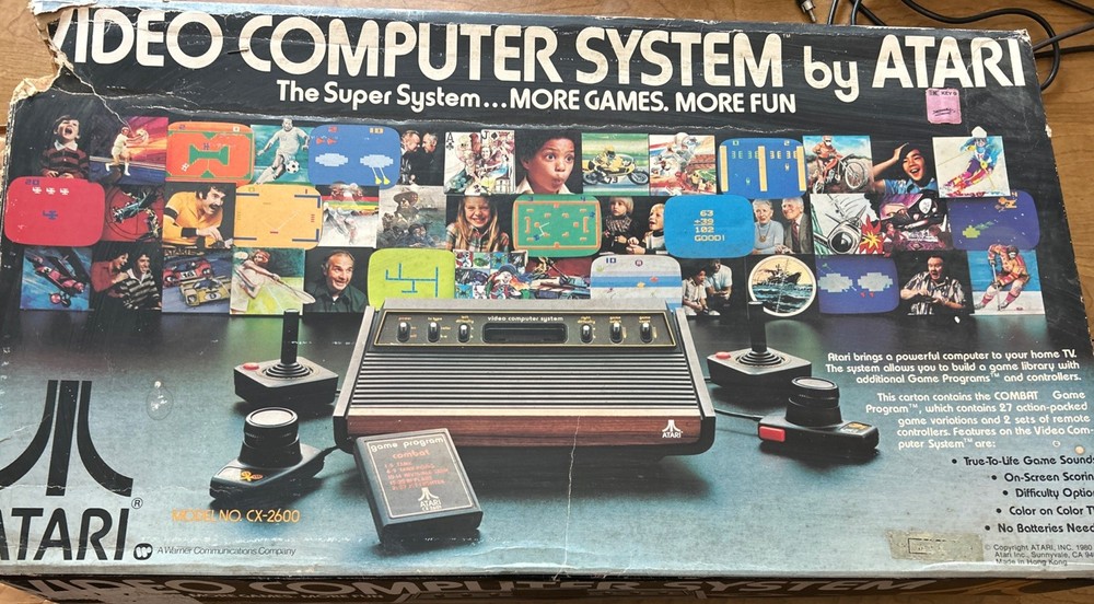 Original Atari Video Computer System Model No. CX-2600-Open Box