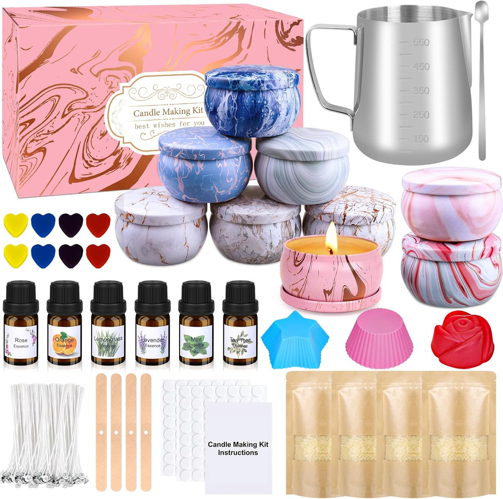 Candle Making Kits for Adults, Candle Making Supplies Accessory for Beginner, DI