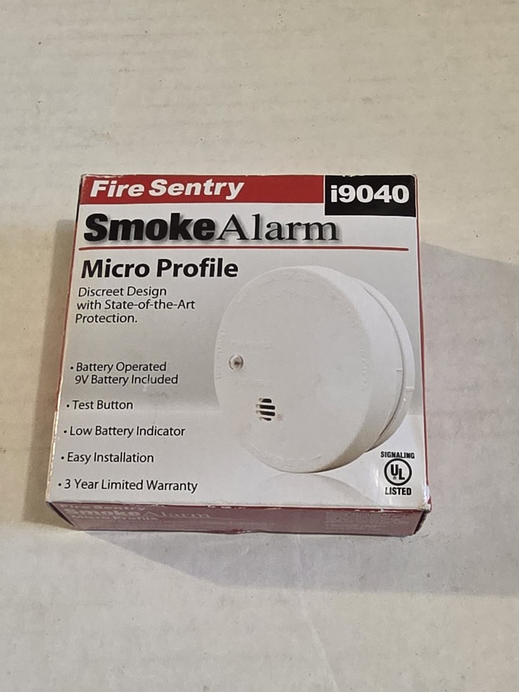 Kidde Smoke Alarm Detector Micro Profile Model i9040 Ionization
