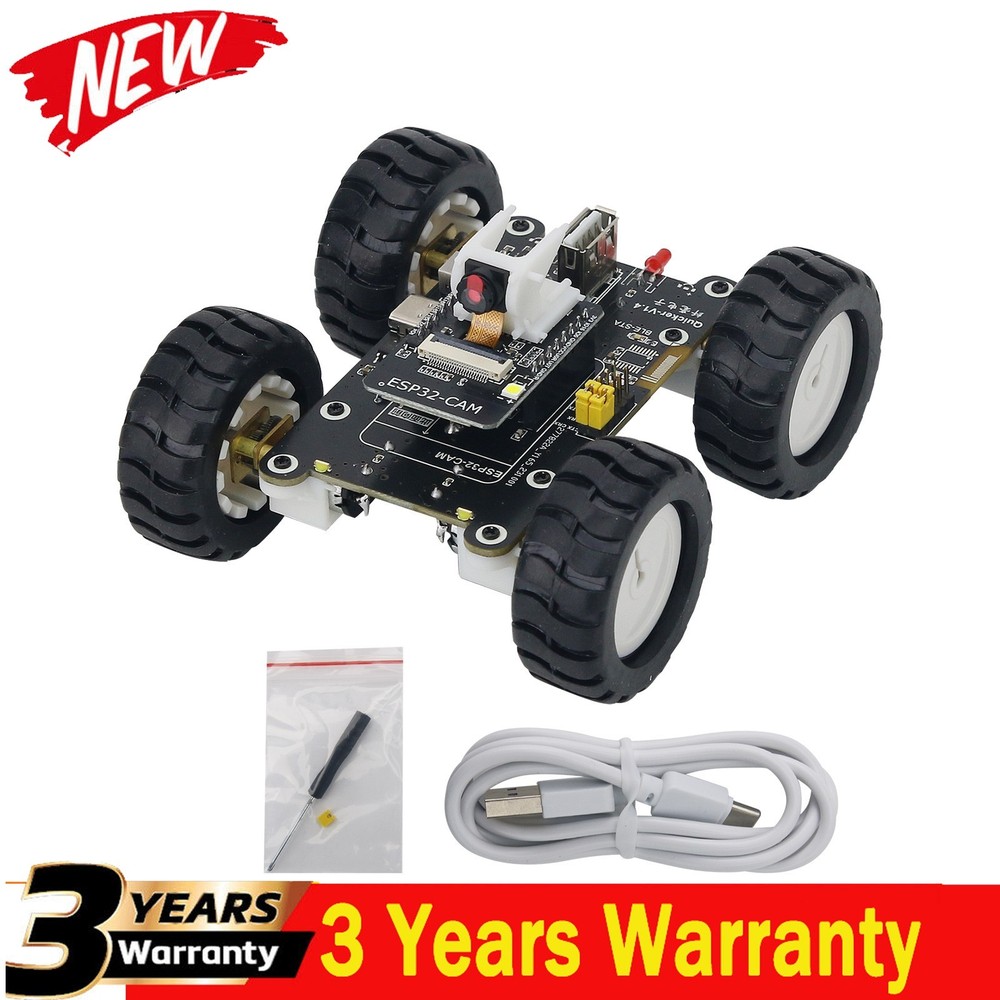 ESP32CAM WiFi Robot Car Kit with Camera Arduino Python Programming RC Smart Car