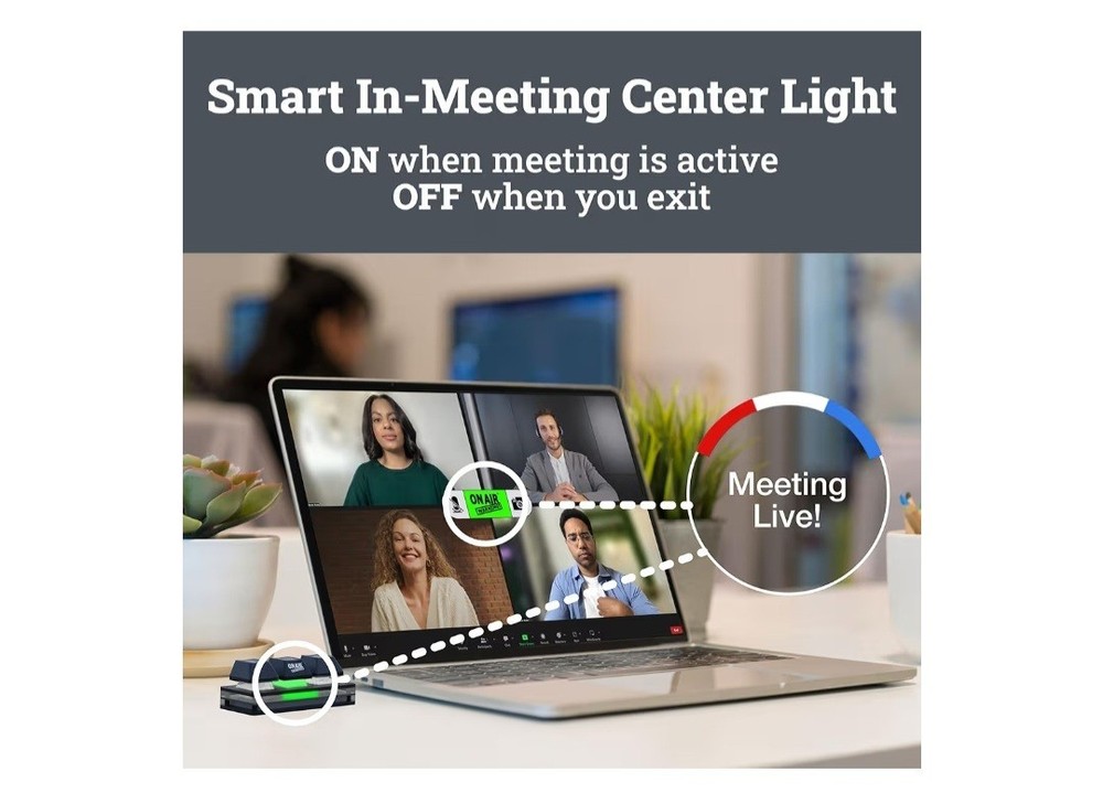 Mute Button USB Microphone, Cam Control Buttons, One-Touch, Mute Button with LED