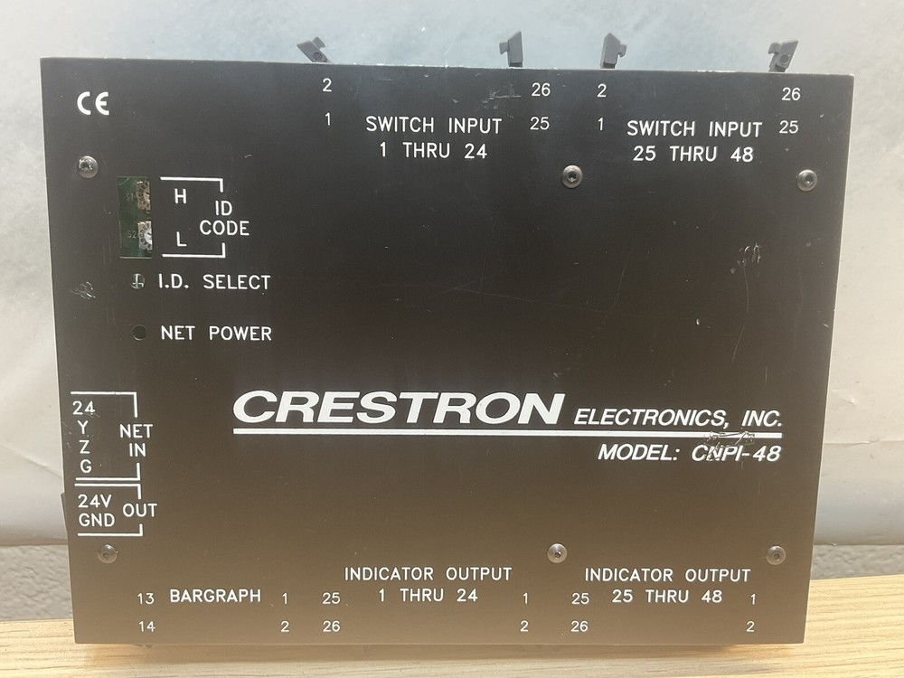 Crestron CNPI-48L 48-Button control panel interfaces/PREOWNED /JUA1096
