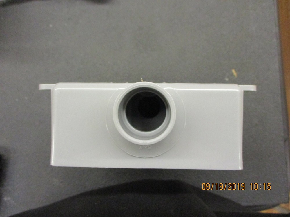 Thomas & Betts-E9812E- Carlon Rigid Non-Metallic Through Termination Wall Box E9