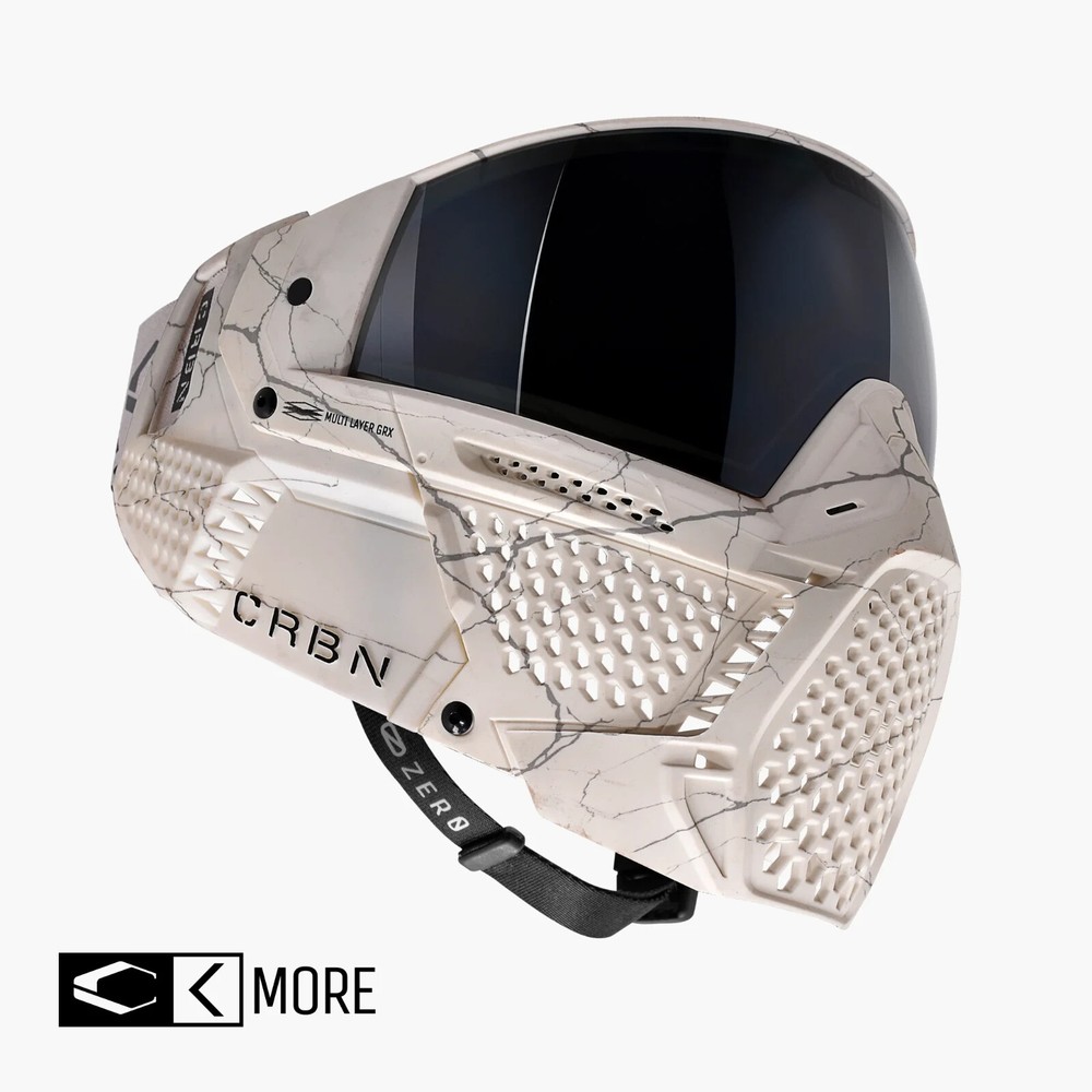 NEW Carbon CRBN Zero GRX Paintball Mask (Less Coverage) - Fracture Bone
