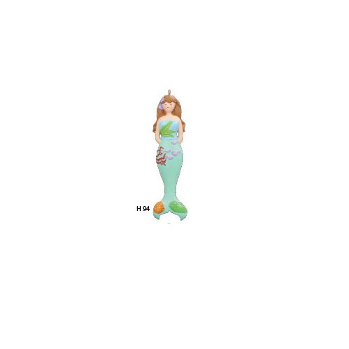 Fish Mermaid Personalized Christmas Tree Ornament
