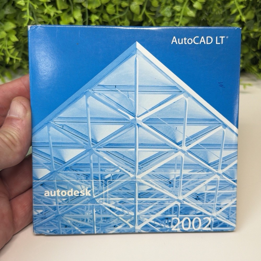 Autocad LT 2002 Autodesk Software with Serial Key/Learning Assistance