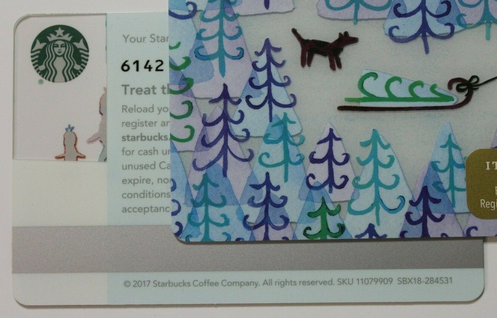 Starbucks Card US 2017 Family Tree MS 6142