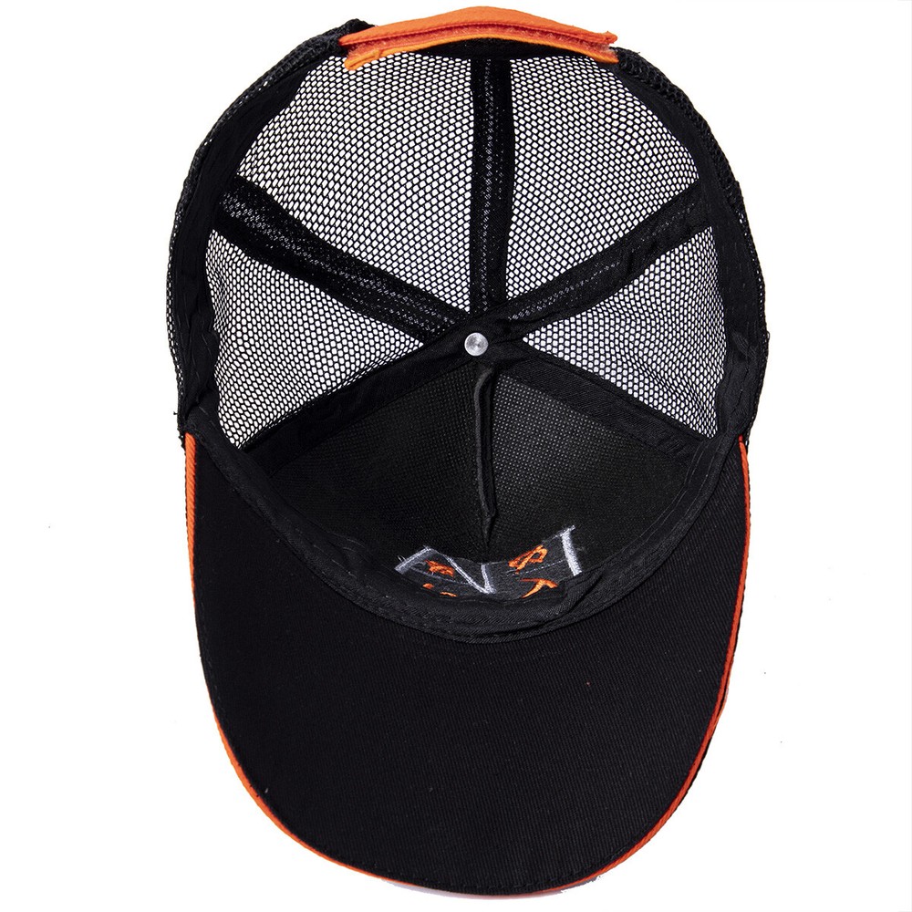 Biggdesign Moods Up Happy Trucker Hat Black Color