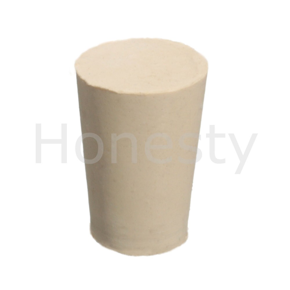Solid Rubber Stopper Bung Laboratory Engine Seal Flask Tapered Tube Plug 15 Size