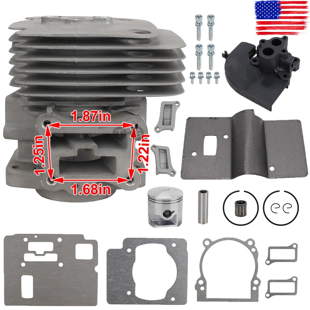 Cylinder Piston Kit For RedMax EBZ8500 EBZ8500RH Backpack Blower