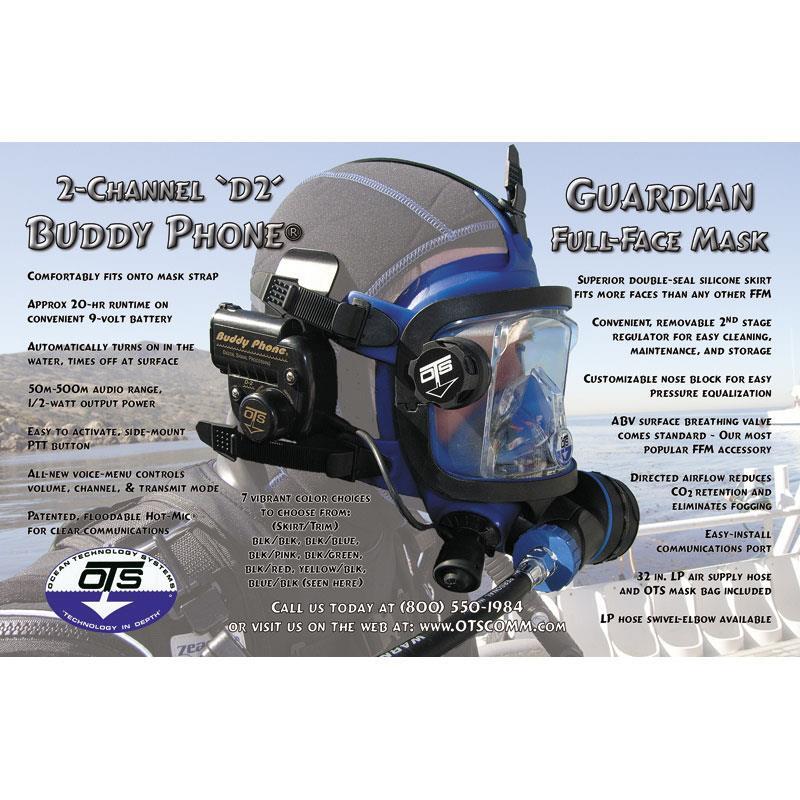 Buddy Phone for Full Face Mask, 2 Channels