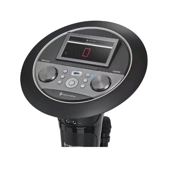 Premium Wi-Fi Karaoke System 7'' Touchscreen Singing Machine - Two Mics Complete