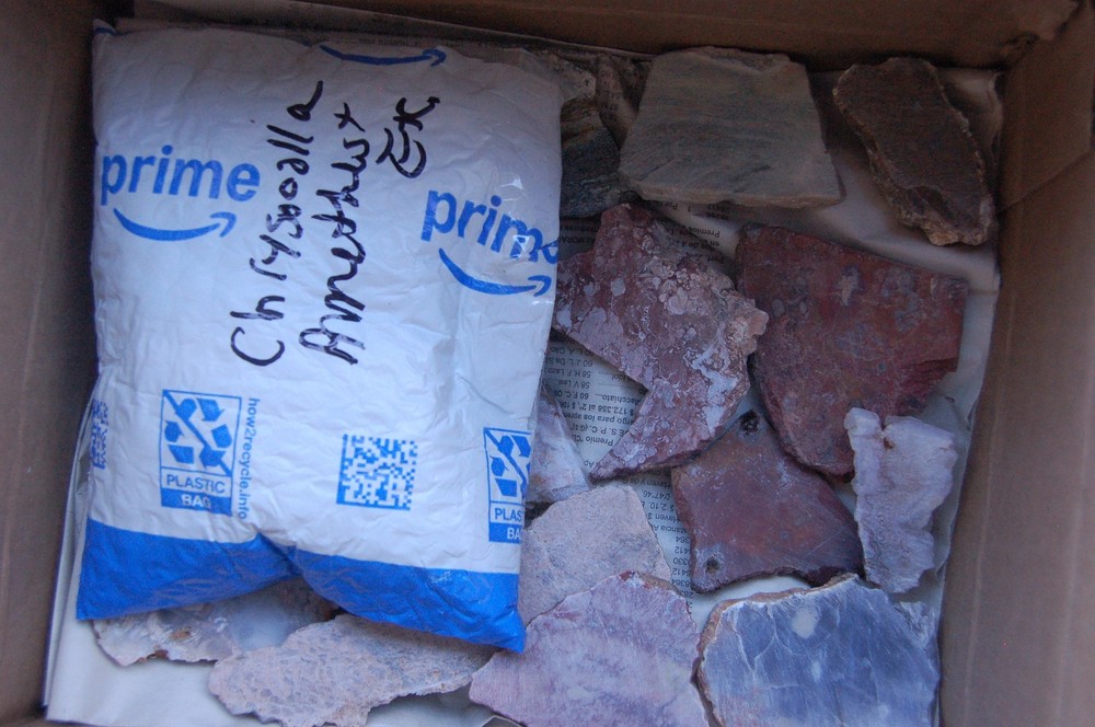 Miscellaneous Jasper, Agate, Calcite Onyx Slabs End Cuts Ect.