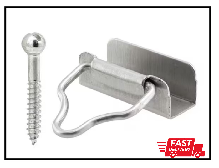 7/16 In. Window Screen Bottom Latches (4-Pack)