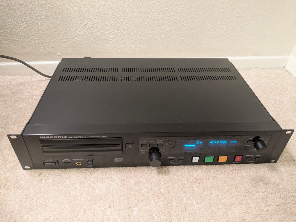 Marantz CDR633 Professional Rackmount Slot-Loading CD Player / Recorder