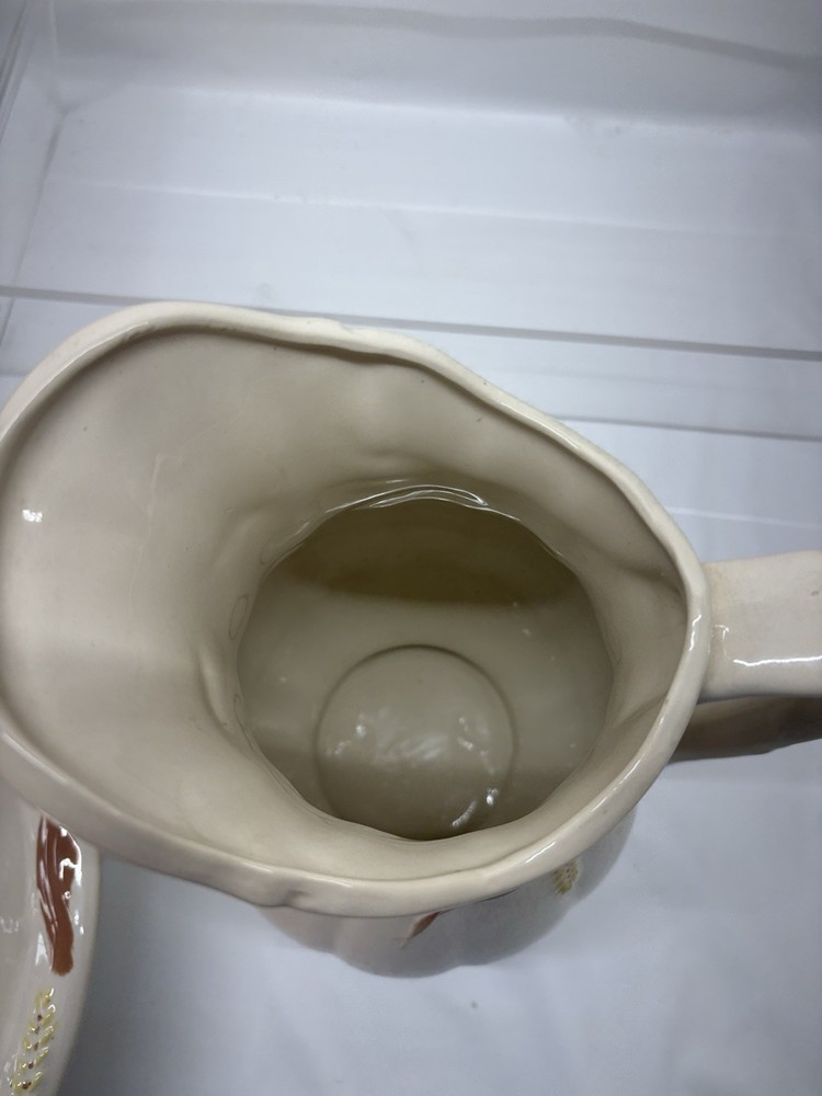 Vintage Bell Mold Pitcher & Bowl Set