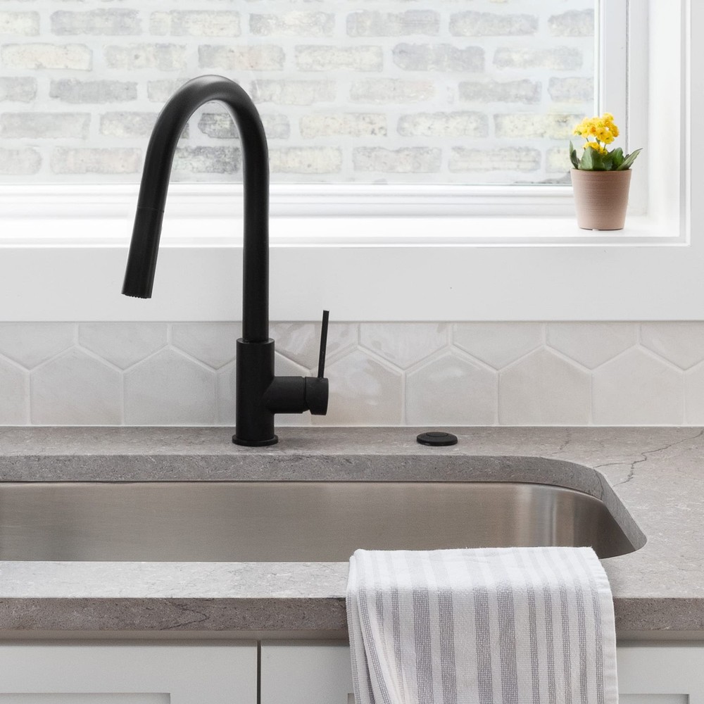 Danco Kitchen Sink Top Mount Air Switch for Garbage Disposals Matte Black