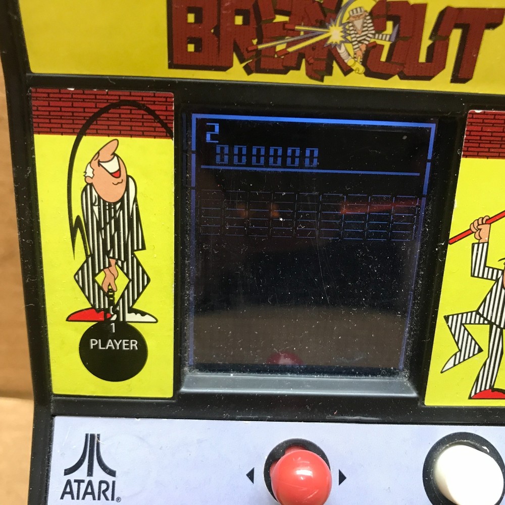 Vintage 1976 Atari Breakout Handheld Game Tested