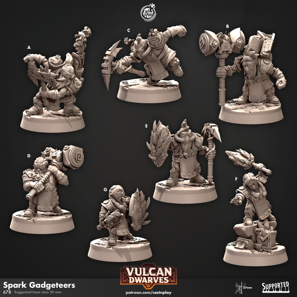 Dwarf Spark Gadgeteers | CastnPlay |