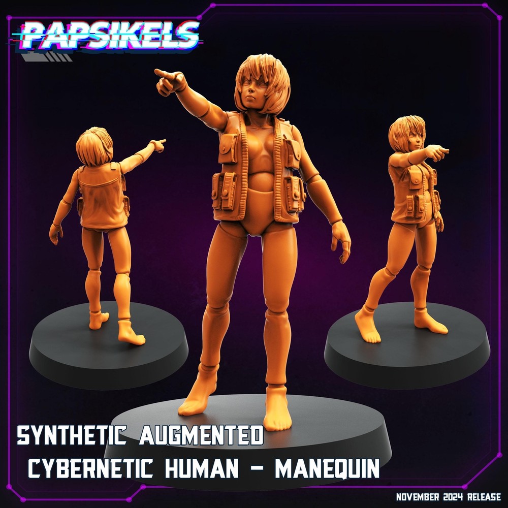 Synthetic Augmented Cybernetic Human - Mannequin