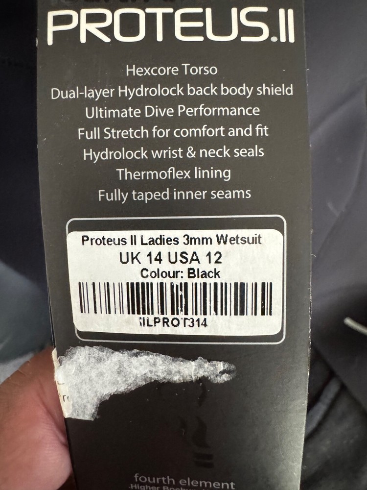 fourth element proteus 3mm wetsuit