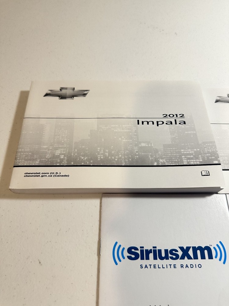2012 Impala Chevrolet Owner's Manual OEM