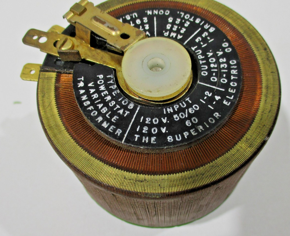 Superior Variac Electric Powerstat 10B Variable Autotransformer