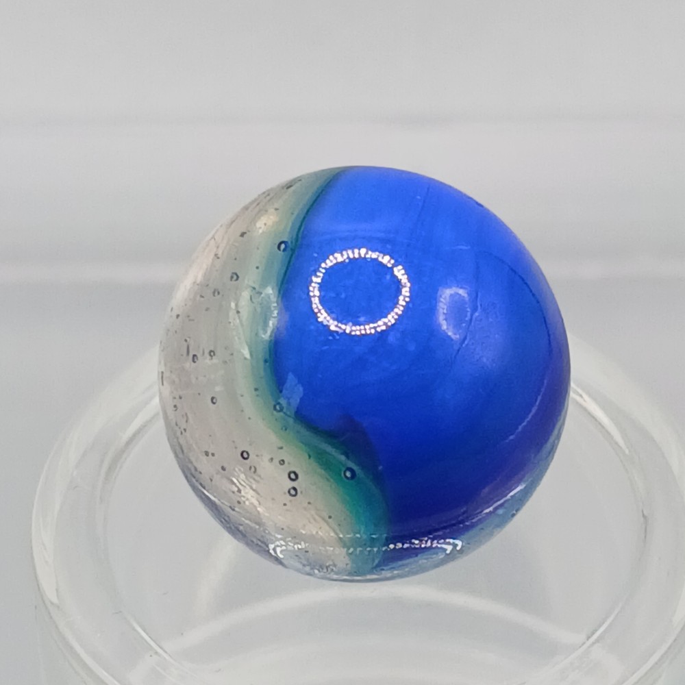 .61" Vintage Vitro Blue Phantom Conqueror Marble #Q98