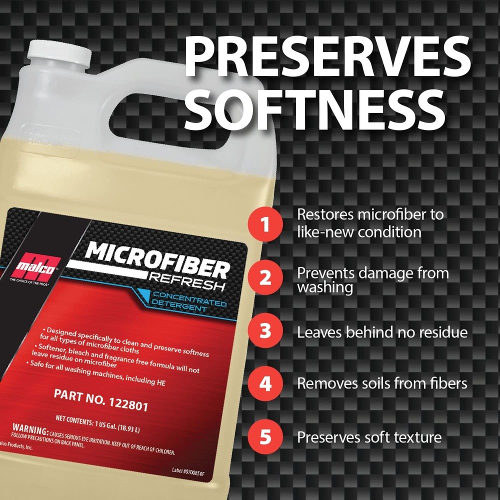 Malco Microfiber Refresh Concentrated Detergent – Heavy-Duty Microfiber To