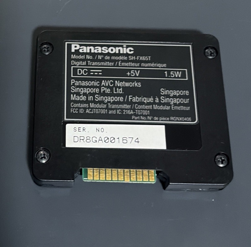 Panasonic SH-FX65T Digital Transmitter
