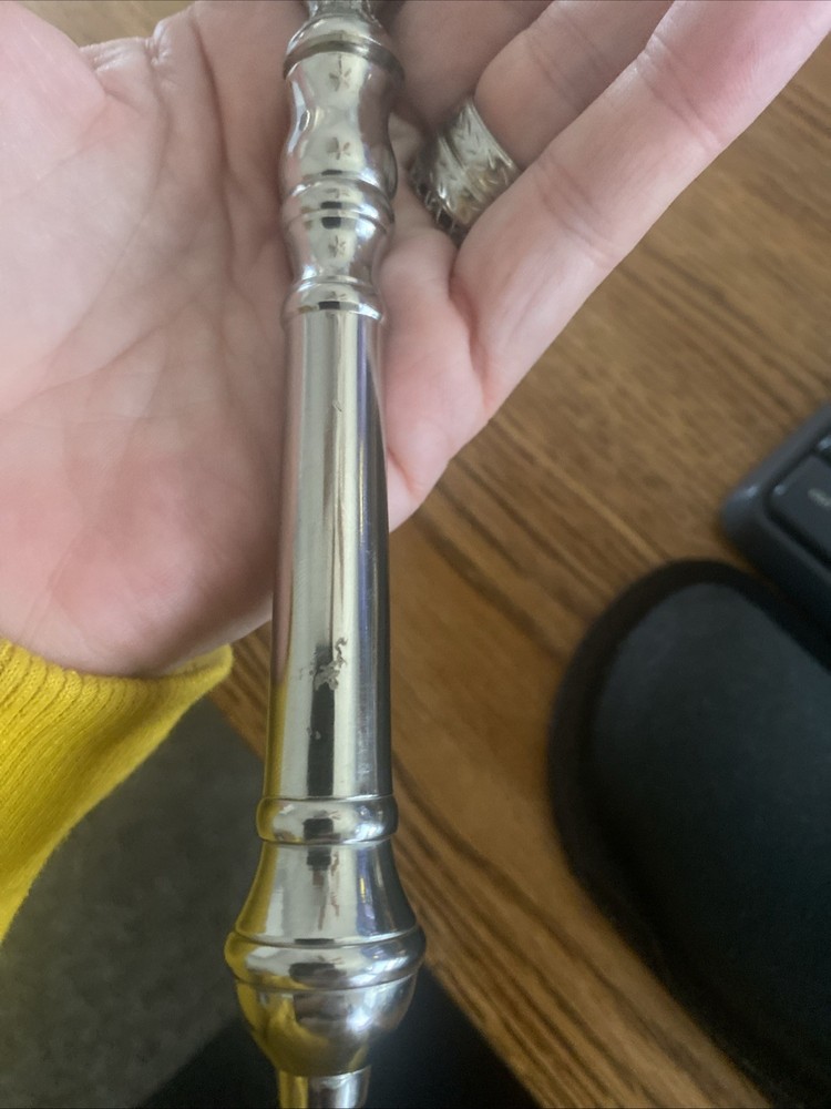 Vintage Silver Plated Double- Ended Candle Snuffer